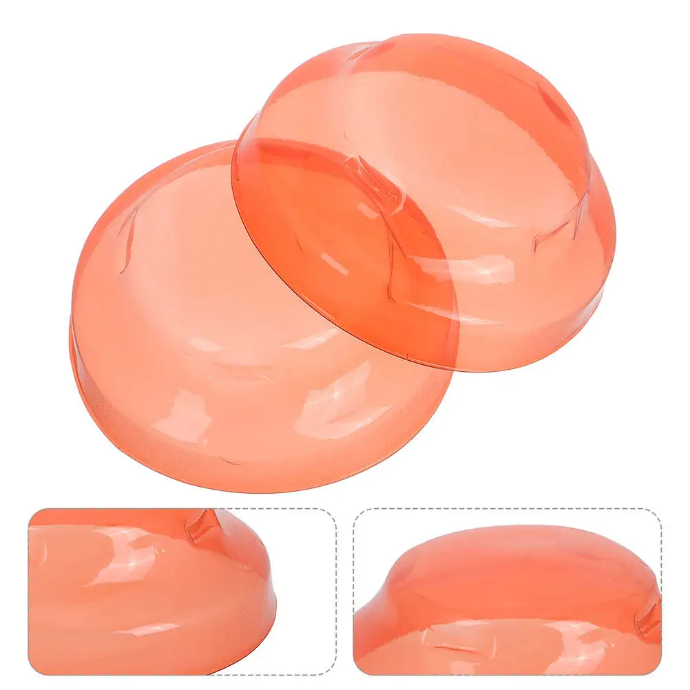 4Pcs Clear Smoke Covers Dust Protector -False Alarm Plastic Protective Caps Easy Install for Kitchen Office Use