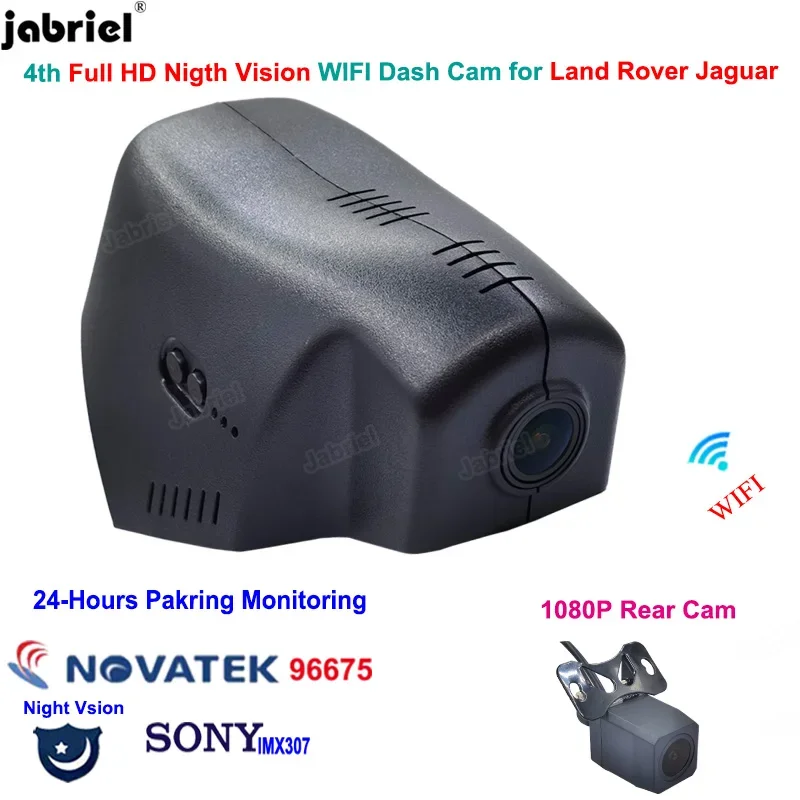 Full HD WIFI Car Dvr Dash Cam for Land Rover Discovery Sport Range Rover Evoque Velar for Jaguar XE XEL XF XFL XJ XJL E F Pace