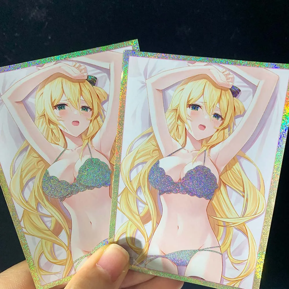 50PCS 63X90mm Japanse Grootte Trading Card Sleeves Afdrukken Anime Card Sleeves Perfect Fit YGO Card Gift speelgoed