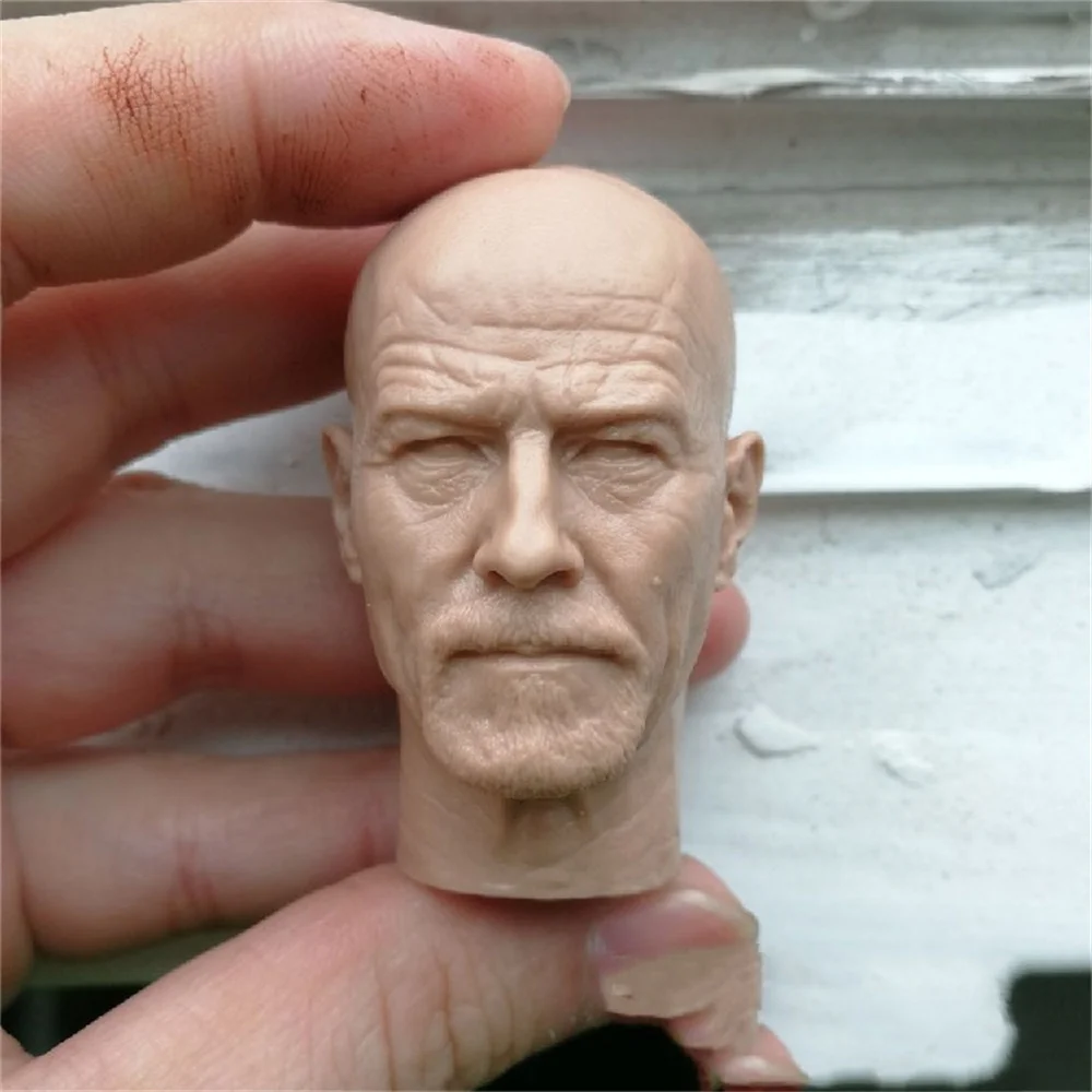 1/6 Bryan Cranston  Head Carving Sculpt Movie Star 1/6 Soldier Model For 12'' Action Figure Ancient Soldiers  Warrior