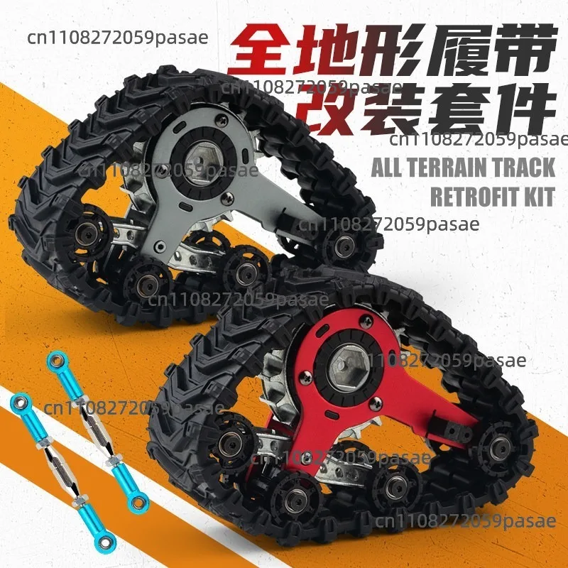 4 Pcs Metal Upgrade Track Wheel Set for RC Model Car DIY Replacement Parts Crawler Accessories