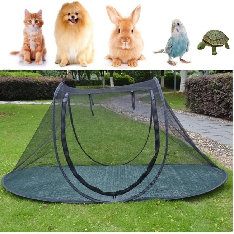 

Outdoor Pet Cage Dog Cage Can Be Folded To Store Outdoor Pet Tent Cat And Dog Travel Cat Carriers Bags