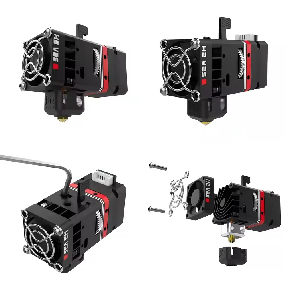 

H2 V2S Direct Drive Extruder Dual Gear All Metal Hotend Upgrade for Ender CR Series BIQU B1 BX 3D Printers DIY Accessories