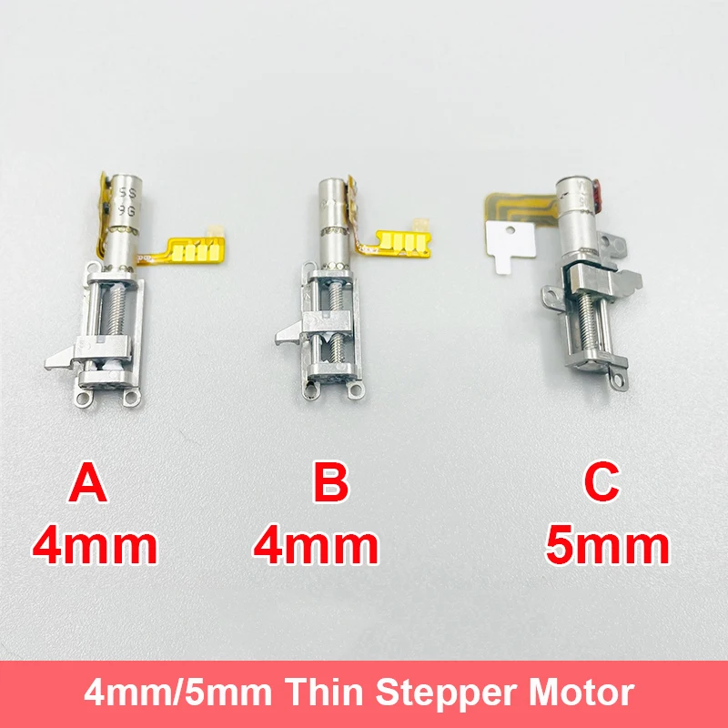 Micro 4mm/5mm Precision Planetary Gearbox Gear Stepper Motor 2-phase 4-wire Stepping Motor Linear Screw Metal Slider Block Nut