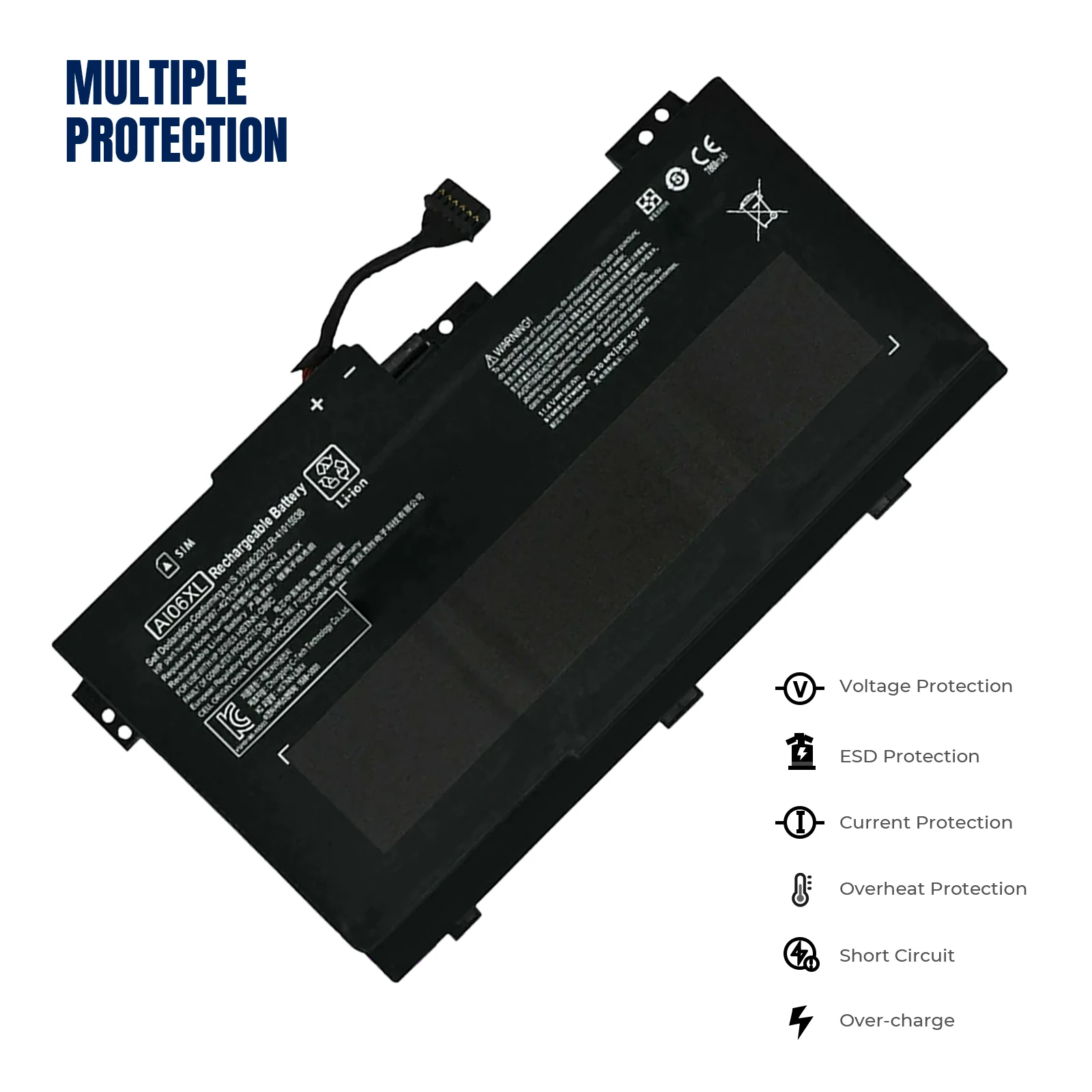 Yoofan 11.4V 96wh Ai06xl Laptop Batterij Voor Hp Zbook 17 G3 T7v62et V1q05ut X9t88ut T7v61et 17 G3 Workstation Serie Ai06096xl