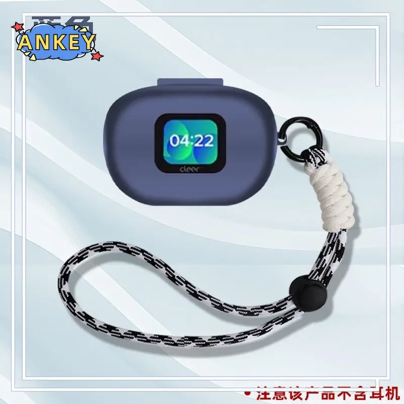 for Cleer ARC3 Protective Case Nylon Lanyard Soft Cover Shells Washable Housing Anti Dust Sleeve Hand Rope Strap Accessories