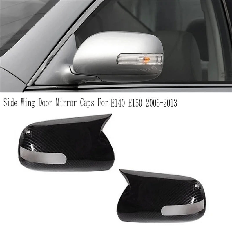 

Carbon Fiber Pattern Side Wing Mirror Cover For Toyota Corolla E140 E150 2006-2013-A08Q