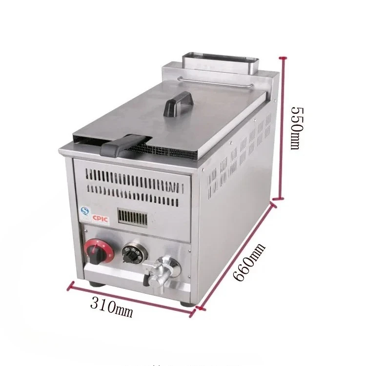 Friggitrice commerciale per cestello per friggitrice per carne di mais per croquette