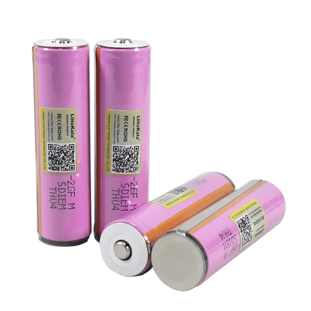 VEITOKALA-Batterie au lithium 18650 V protégée, 2600mAh, aste avec PCB, ICR18650-26F M Eddie ion, 1-10PCS, Nouveau, Original