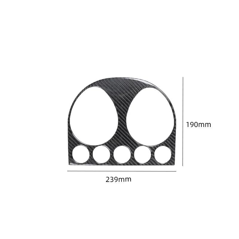 Car Console Dashboard Interior Air Vent Outlet Frame Ring Stickers For Audi TT MK1 8N 2001-2006 Center Conditioner