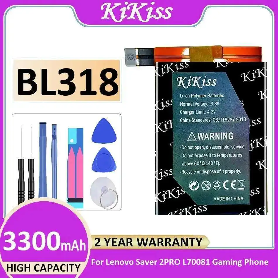 

3300Mah Stable Mobile Phone Battery BL318 For Lenovo Saver 2PRO L70081 Gaming