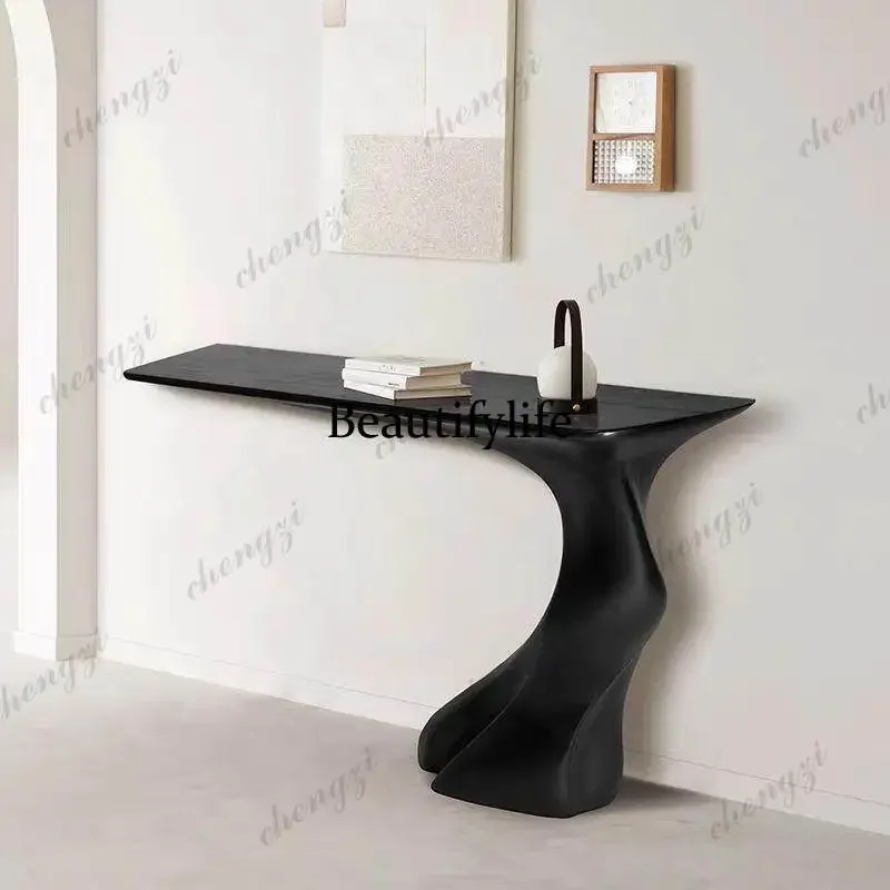 A4567 FRP corridor entrance table against the wall aisle storage table special-shaped tree root ornament table