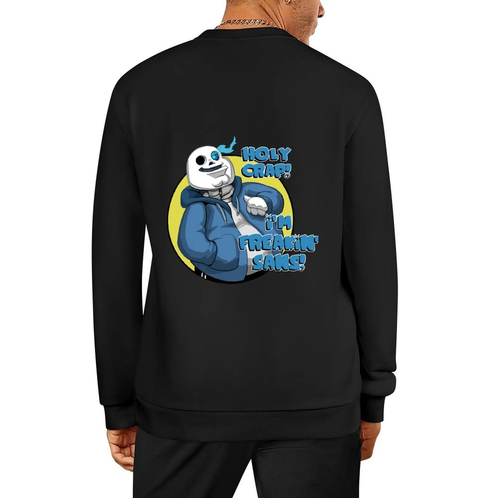 

Holy Crap! I'm Freakin' Sans! Pullover tracksuit men's sweat-shirt blouse tracksuits new hoodies and sweatshirts