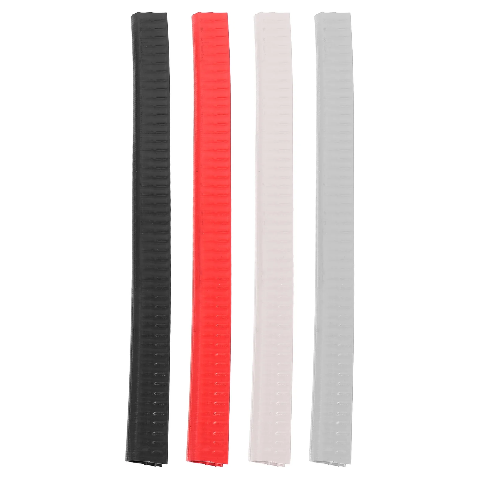 

4pcs U Shape Skateboard Edging Strip Protective Cover For Deck Edges Impact Protection Bumper Strip Skateboard Accessories