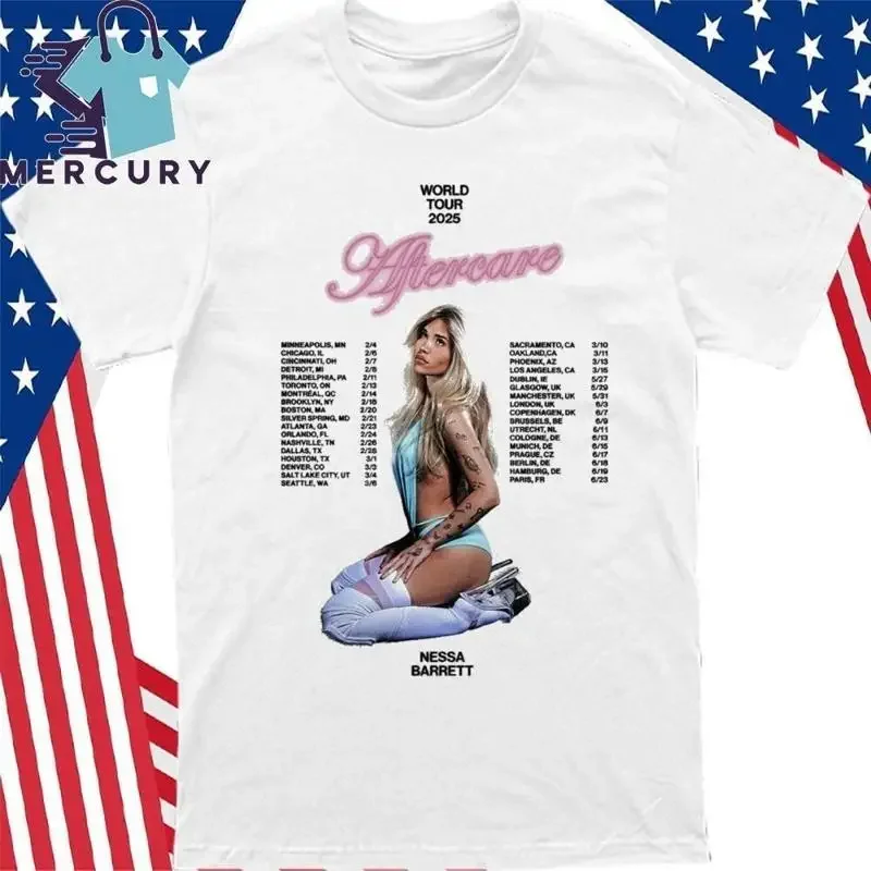 Nessa Barrett Aftercare World Tour 2025 T Shirt
