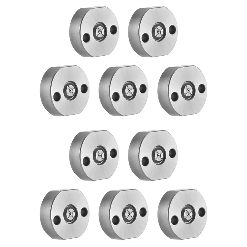 10Pcs Fuel Injector Orifice Control Valve Plate Car Diesel Engine Injector Replacement Accessories