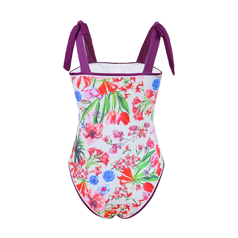 Push Up One Piece Swimsuit 2025 Vintage Bikini Swimwear Women Swimsuit Dress Bathing Suit Beachwear Skirt Female Swimming Suit