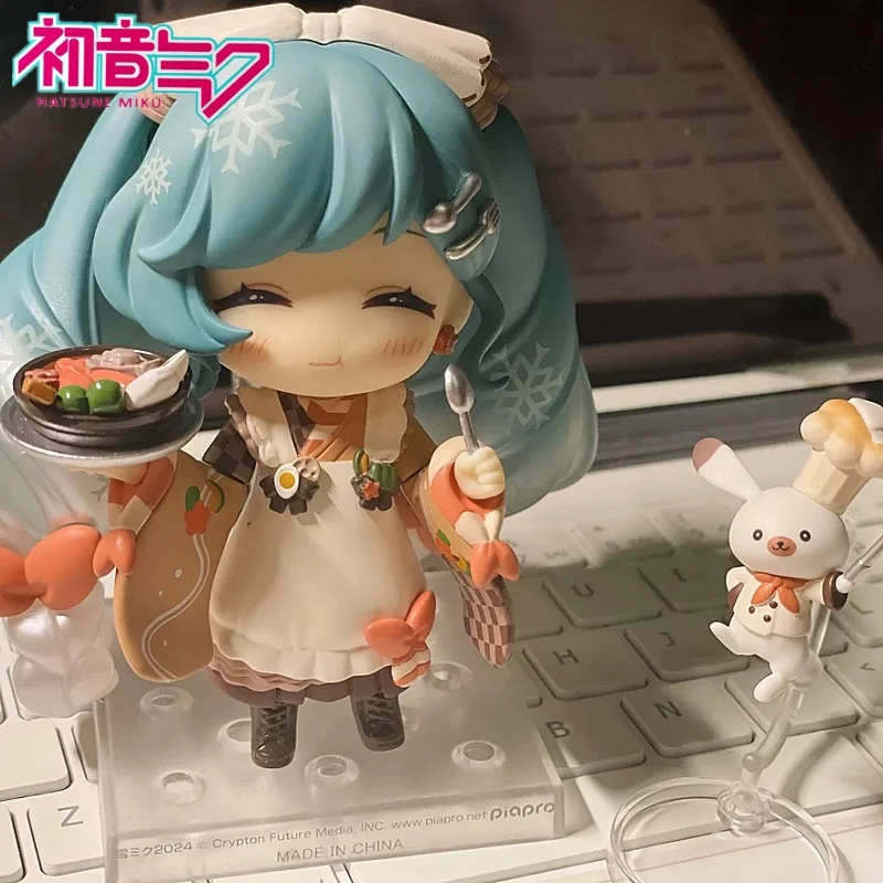 In Stock Original 2339 Hatsune Miku Q-Version 10cm Authentic Collection Model Animation Character Toy Festival Gifts