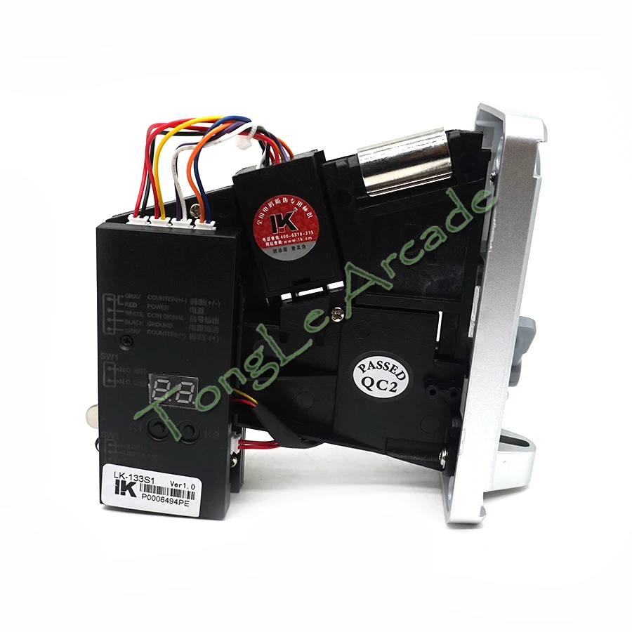 

LK-133S Multi Coin Acceptor Game Toknes Слот с 4-контактным кабелем для игрушечного журавля Neo Geo Аркадный торговый автомат Запчасти для пинбола