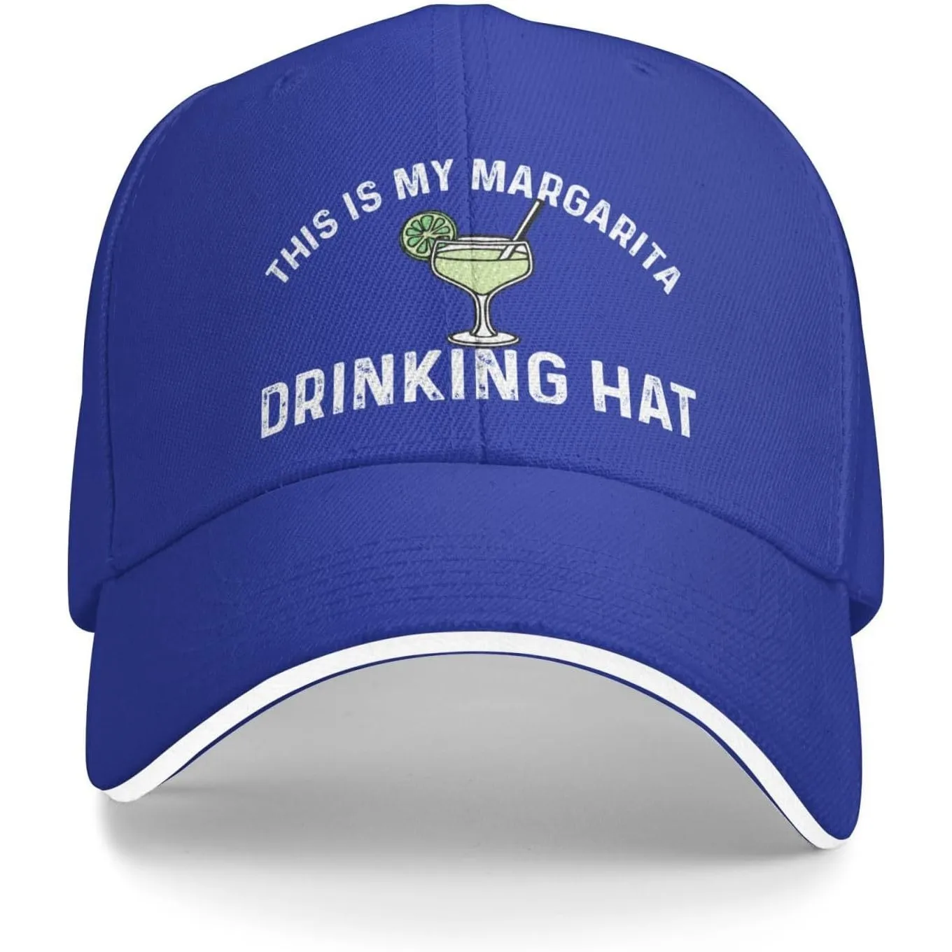Margarita Drinking Hat Funny Graphic Baseball Cap Polyester Casual Adjustable Unisex Cap
