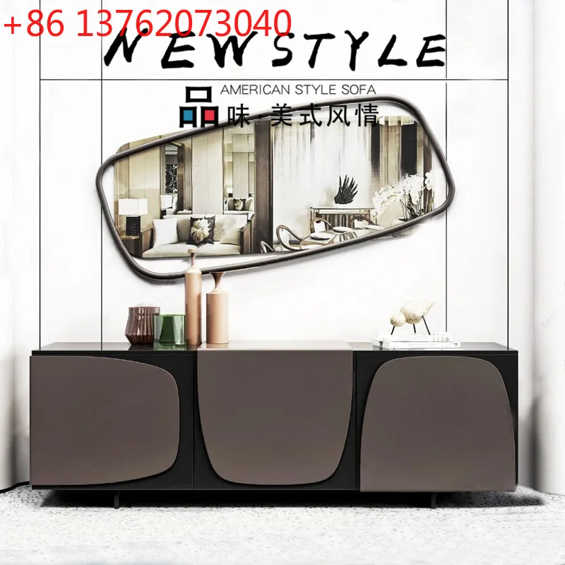 

Piano paint side cabinet creative personality wine cabinet modern simple entrance locker