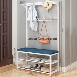 Modern Hanging Metal Coat Racks Rack Shoe Shelves Luxury Entrance Hall Coat Rack Storage Hallway Guarda Roupa Home Furniture