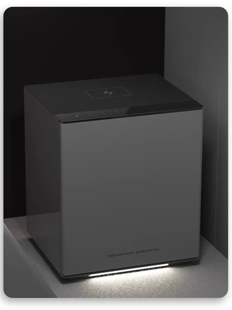 New household small safe bedside wardrobe remote control fingerprint password intelligent all-steel anti-theft