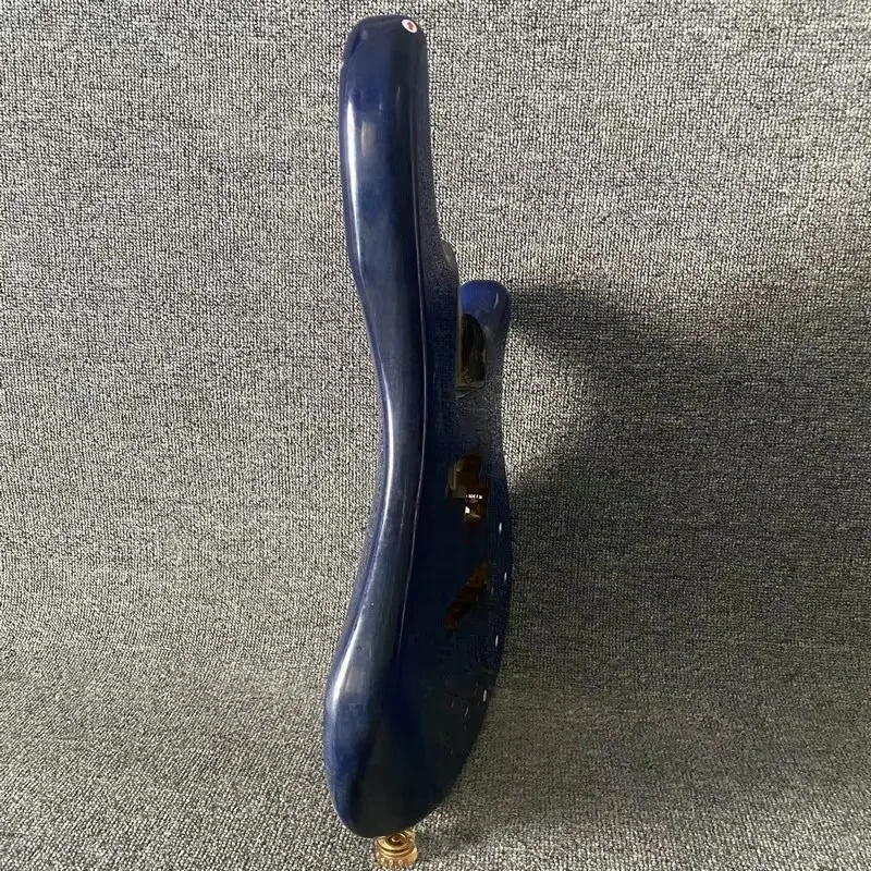 KB163 5 or 6 String Version PJ Bass Body Active Pickups Blue Solid Wood Bass Guitar Replace Body