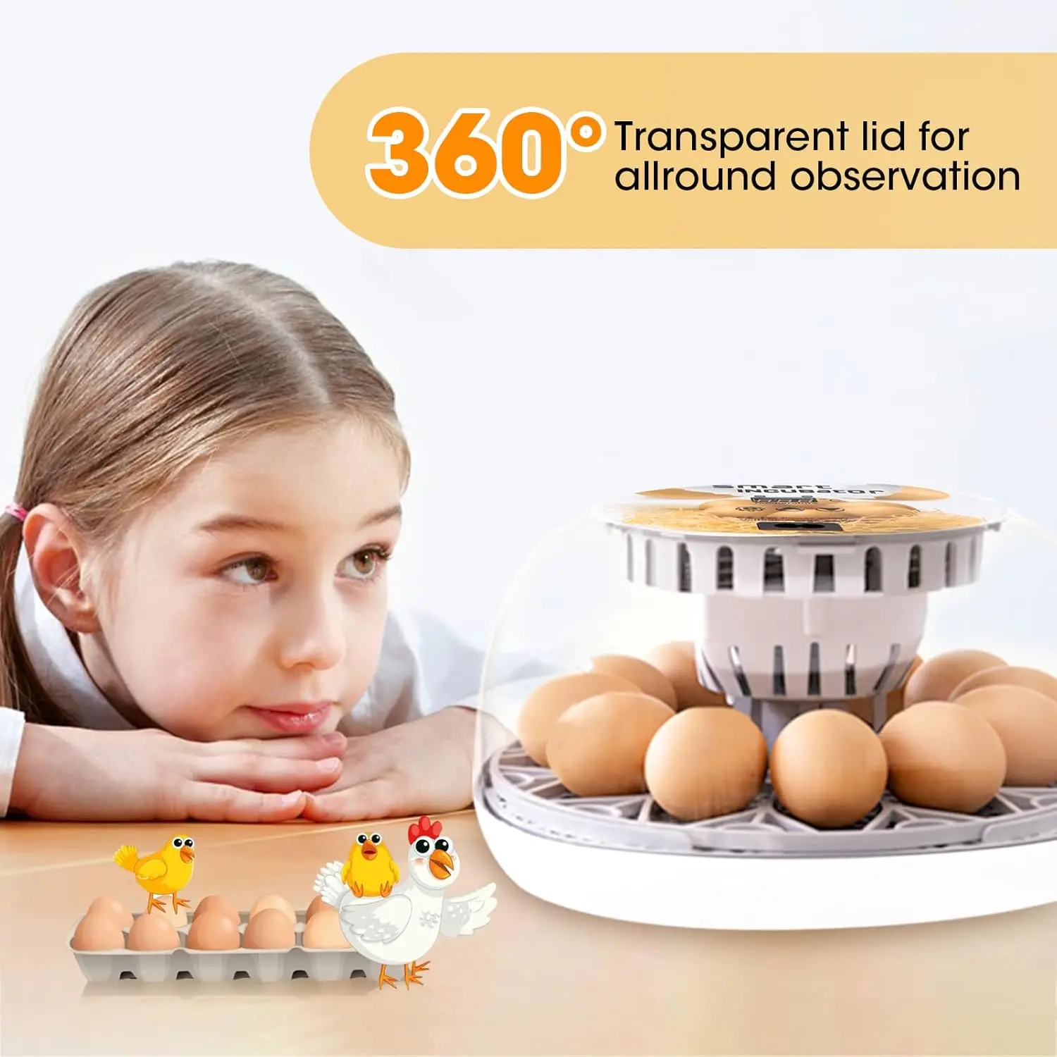 12 Smart Incubators With Automatic Constant Temperature And Automatic Water Replenishment Can Incubate Chickens, Ducks And Birds
