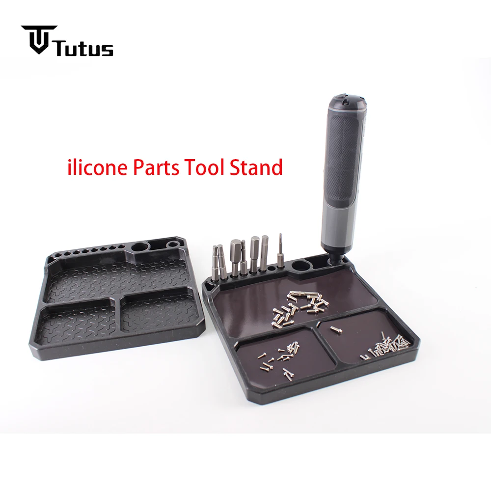 Silicone Parts Tray with Tool Stand (160*160mm)