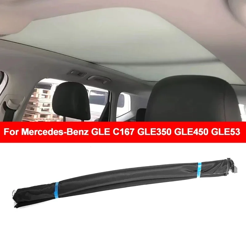 

For Mercedes-Benz E-Class GLE C167 GLE350 GLE450 GLE53 Sunroof Curtain Cover Car Panorama Roller Blind Shield Sunshade Shade