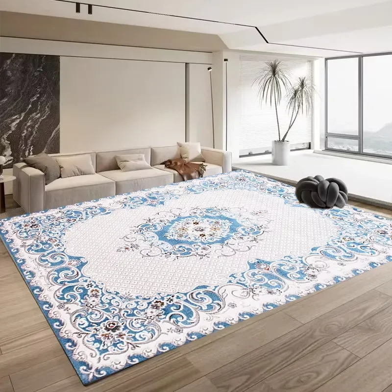 Traditional Ethnic Bedroom Rug Polypropylene Machine Made Carpet Soft Retro Dining Rug for Apartment Dorm 1 Piece MOQ