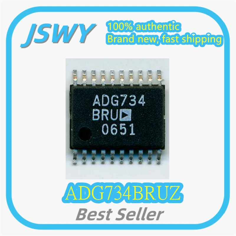 

(2/30 pcs) ADG734BRUZ ADG734 TSSOP-20 Analog Switch Multiplexer Chip Genuine Original Fast Shipping