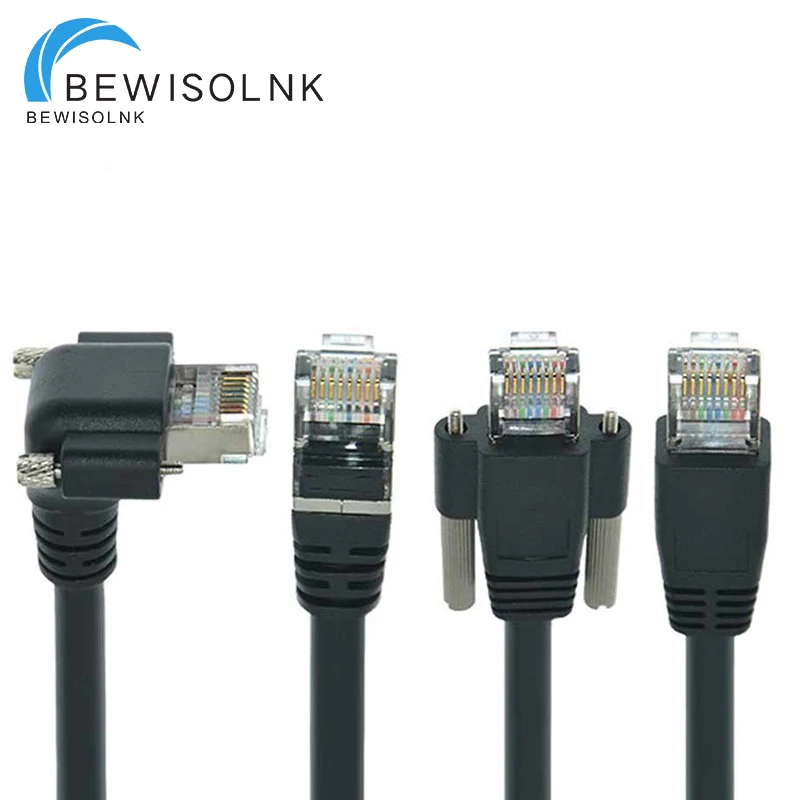 Industrial Camera Gigabit Network Cable Highly Flexible Gige Shielded Drag Chain Compatible with Hikvision CCD Basler with Screw