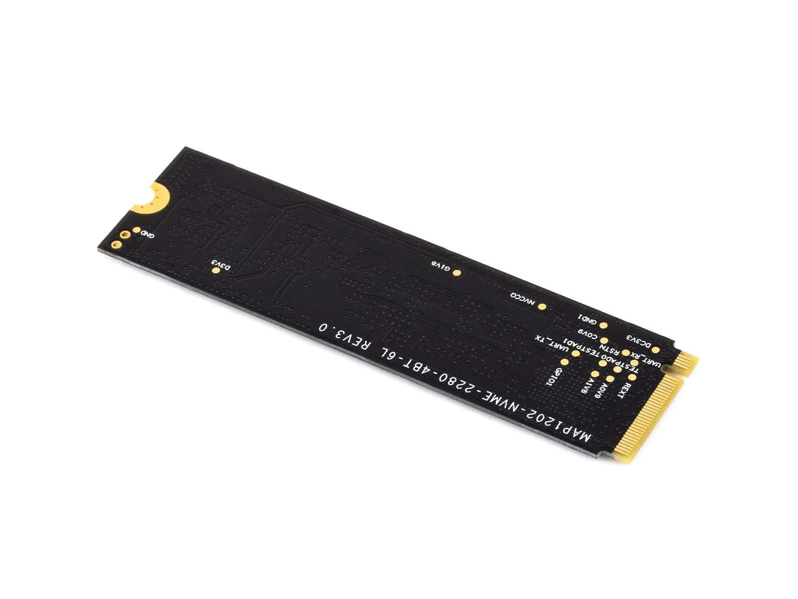 Waveshare NX M2 NVME 2280 128GB/256GB Unidade de estado sólido de alta velocidade, memória flash TLC 3D de alta qualidade, interface PCIe Gen3 x4