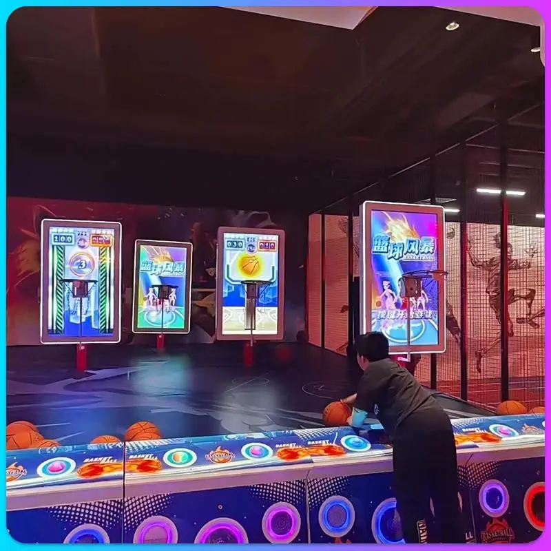 Indoor Adult Competitive Basketball Shooting Machine Commercial Arcade Training Equipment for Game Hall