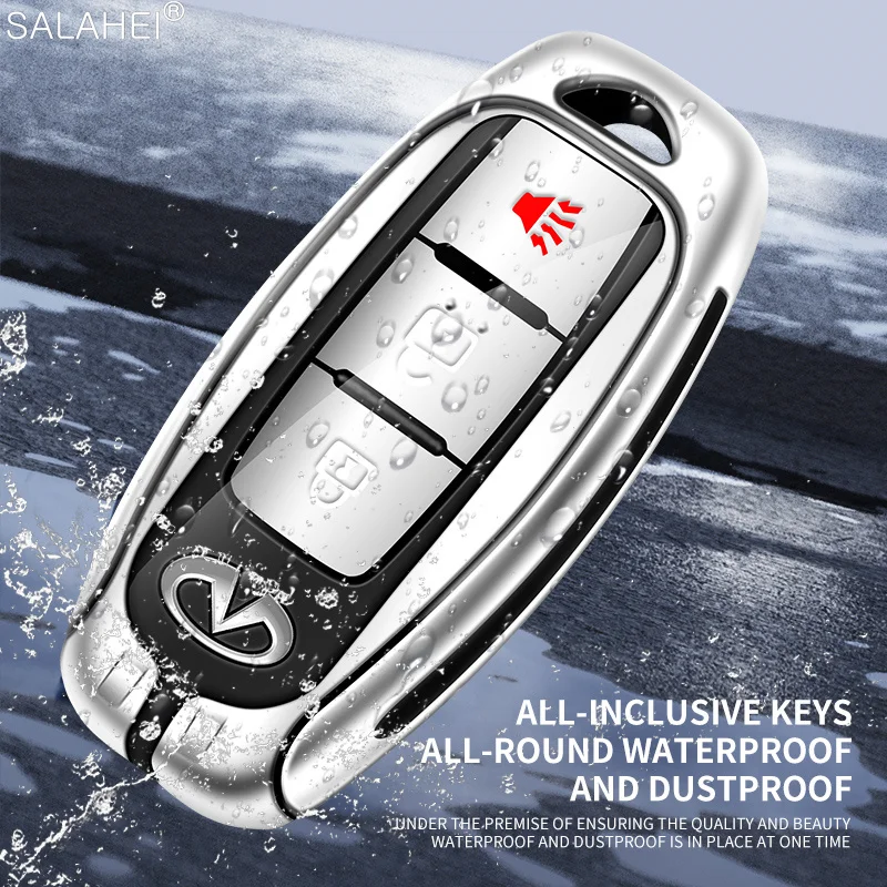 Car Key Cover Fob Case Shell Protector Shell For Infiniti ESQ JX35 FX35 FX45 QX50 QX60 QX70 Q30 Q50 G25 G35 G37 EX3 Accessories view 3