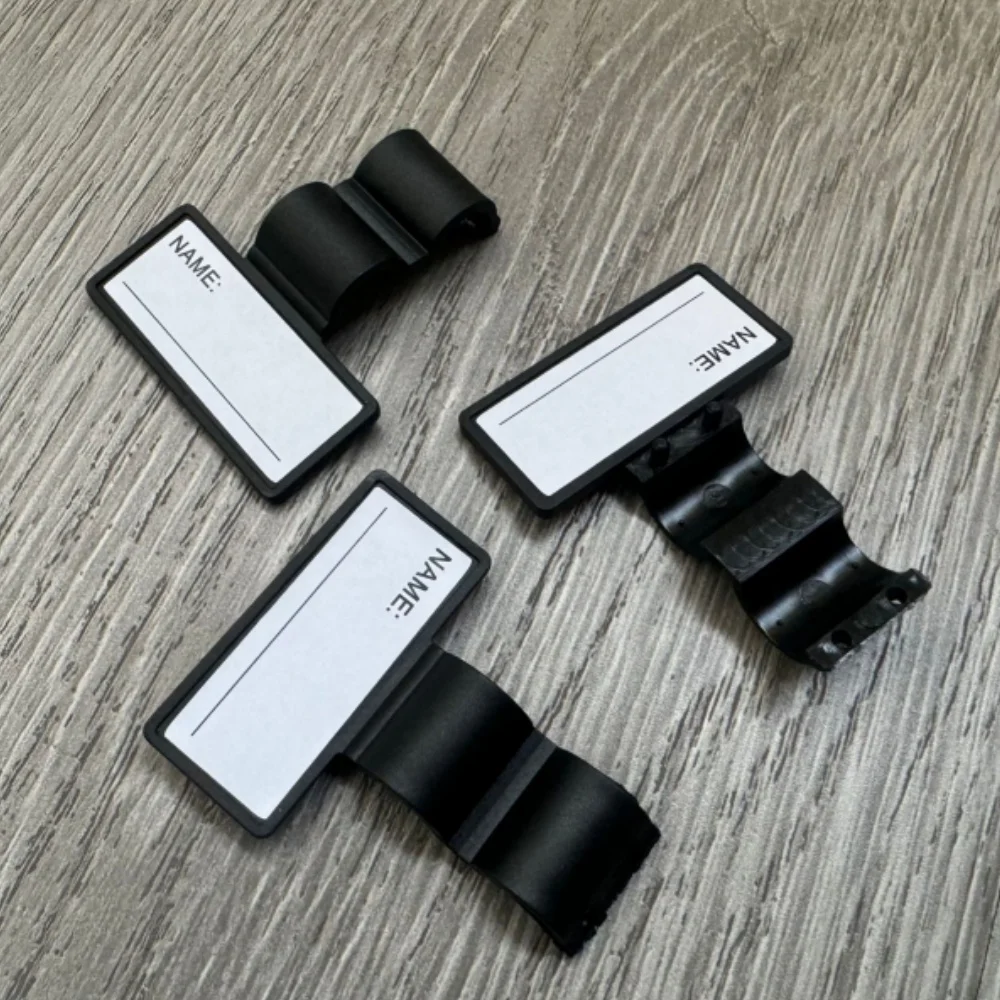 

5pcs Stethoscope Accessories Name Tag Stethoscope Identification Tags Id Holder Clip Badgelabel Tube Nametags Plate Badges