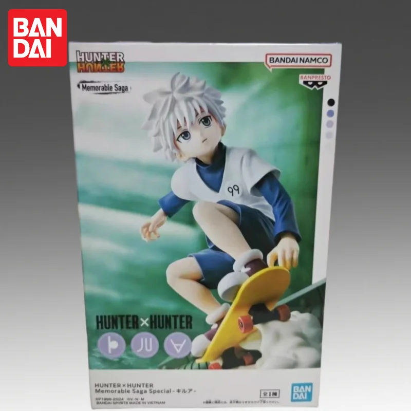 

In Stock Bandai Original Banpresto Hunterxhunter Killua Zoldyck Action Figure Model Doll Brand New Boxed Anime Characters Garage