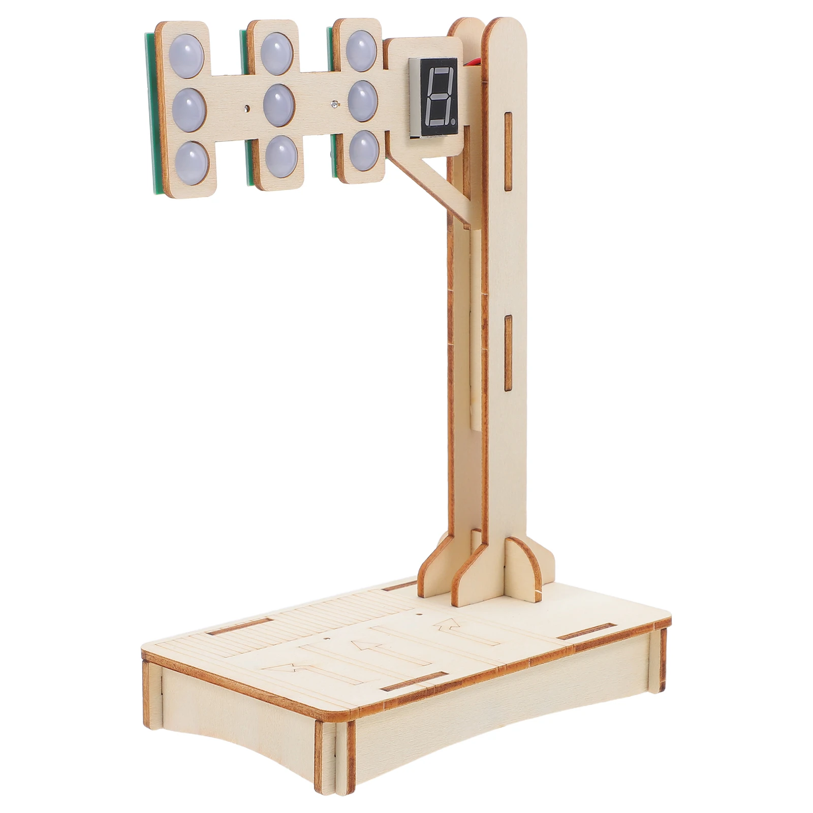 

Traffic Signal Toy Stop Light Science Learning Model Kid's Mini Lights for Kids Wood Toys Kit Preschool Classroom