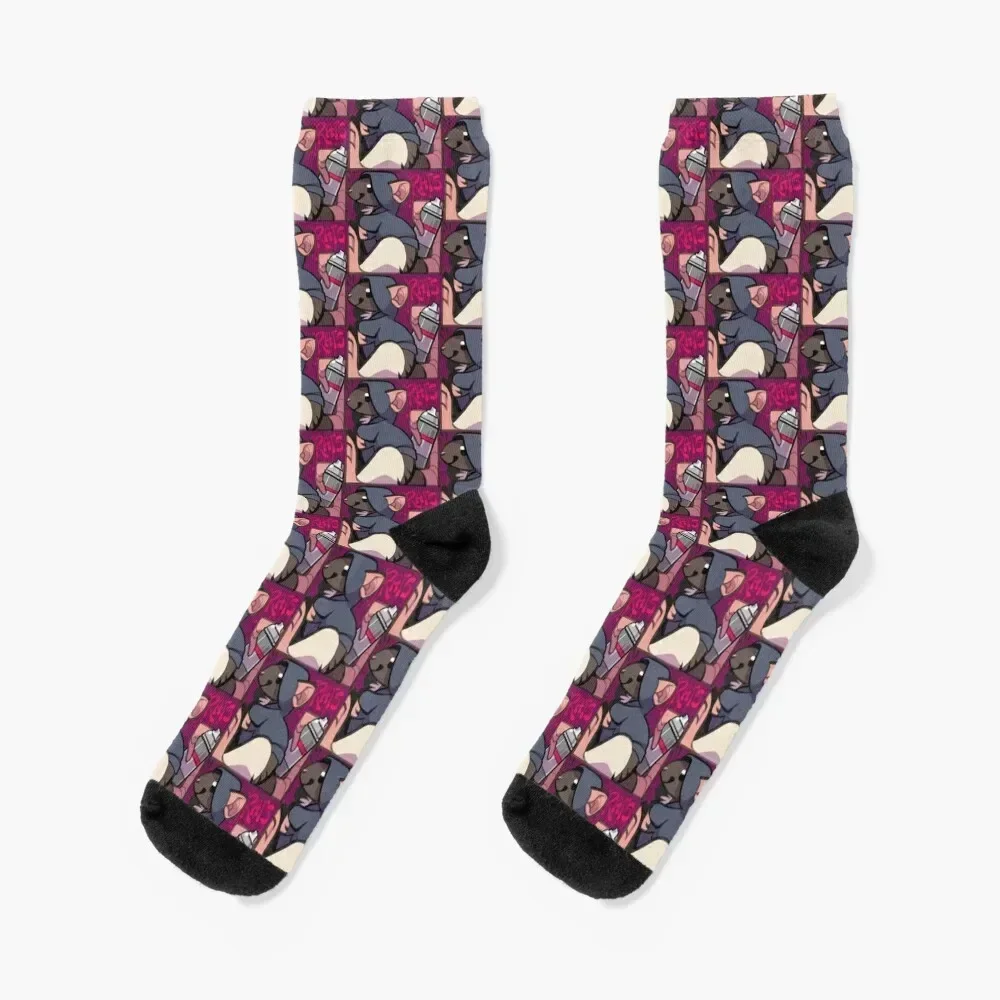 Hood Rat Socks custom sports warm winter Socks For Girls Men's