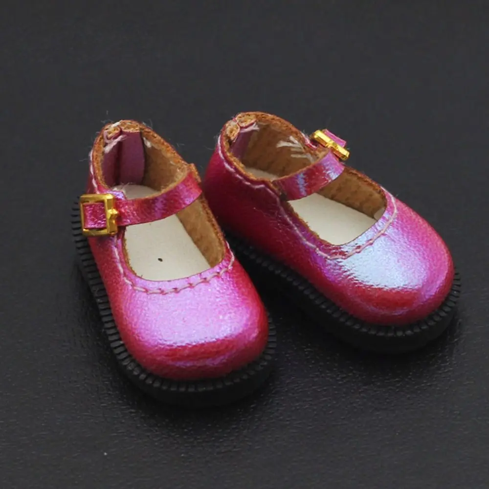 College Style Doll Shoes DIY Leather Material 6 Colors Fashion Boots Clothes Accessories 10cm Cotton Doll