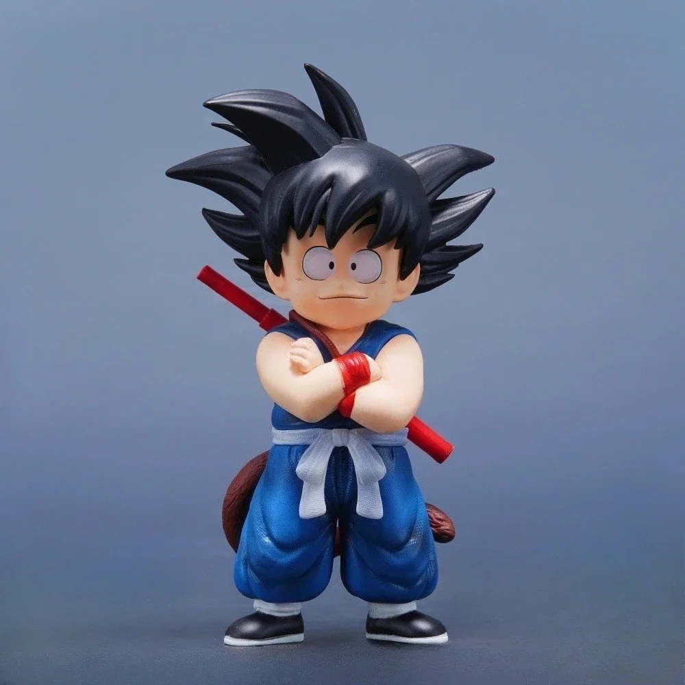 Figura de Dragon Ball de Anime de 14cm/5,51 pulgadas, figuras de acción de Goku infantil, estatua de Pvc, adornos de escritorio, colección, modelo de juguetes, regalos