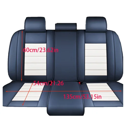 Imagen 2 del producto Fundas universales para asientos de coche traseros de 3 asientos para SUV y sedanes, resistentes al desgaste, transpirables, fáciles de limpiar, accesorios para automóviles