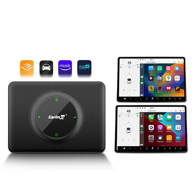 Carlinkit Wireless CarPlay Dongle Car Smart Box Wireless Android Auto Adapter For Tesla Model 3 X Y S Car Multimedia Accessories