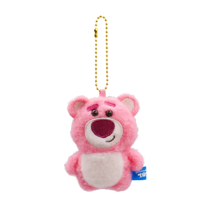 LLavero de muñeco de peluche de dibujos animados de Disney Stitch, colgante de felpa de dibujos animados de Anime, decoración de bolsa, regalos de vacaciones, Kawaii, Lotso, Marie Cat