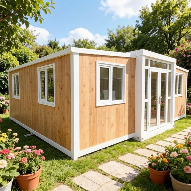 Expandable Container House Garden Rooms 20ft 40ft Warehouse Bar Prefab House Mobile House Villa Cabins Garden Greenhouses