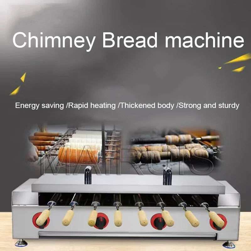 

Hungarian Chimney Cake Kalacs Roll Grill Oven Machine Electric Doughnut Ice Cream Cone Maker