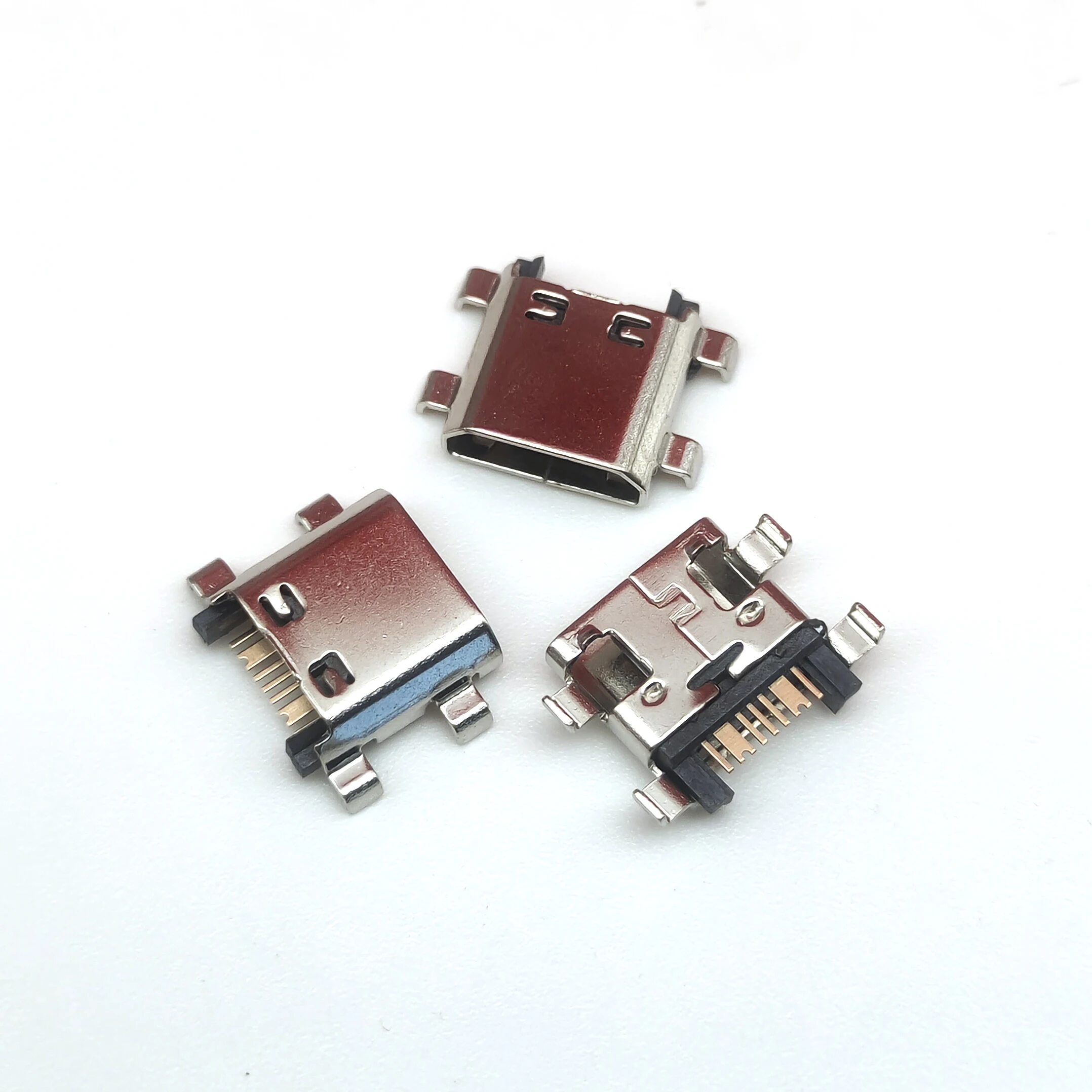 100PCS/LOT Micro USB 7Pin Jack Connector Socket USB Data Charging Port Tail plug For Samsung I8262 J5 J7 J5008 Mobile Phone