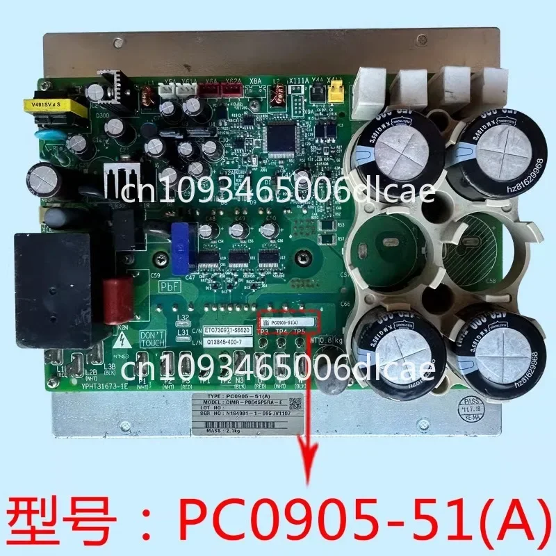 Central air conditioning variable frequency drive compressor module